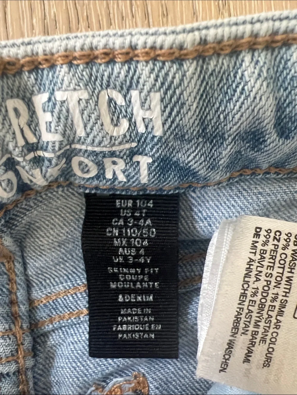 4T Kids Two-Pack Skinny Stretch Jeans - Gray & Light Blue Distressed